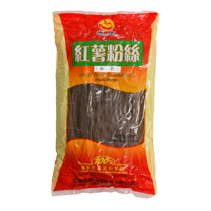 煙龍牌扁身紅薯粉絲 500g