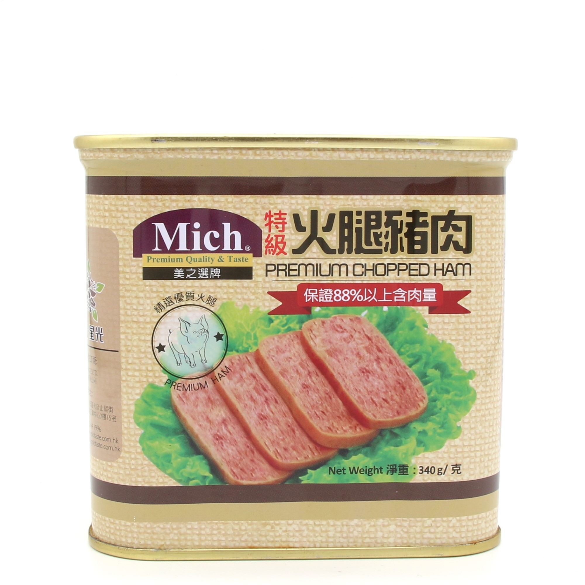 美之選牌特級火腿豬肉 (88%肉含量) 340G