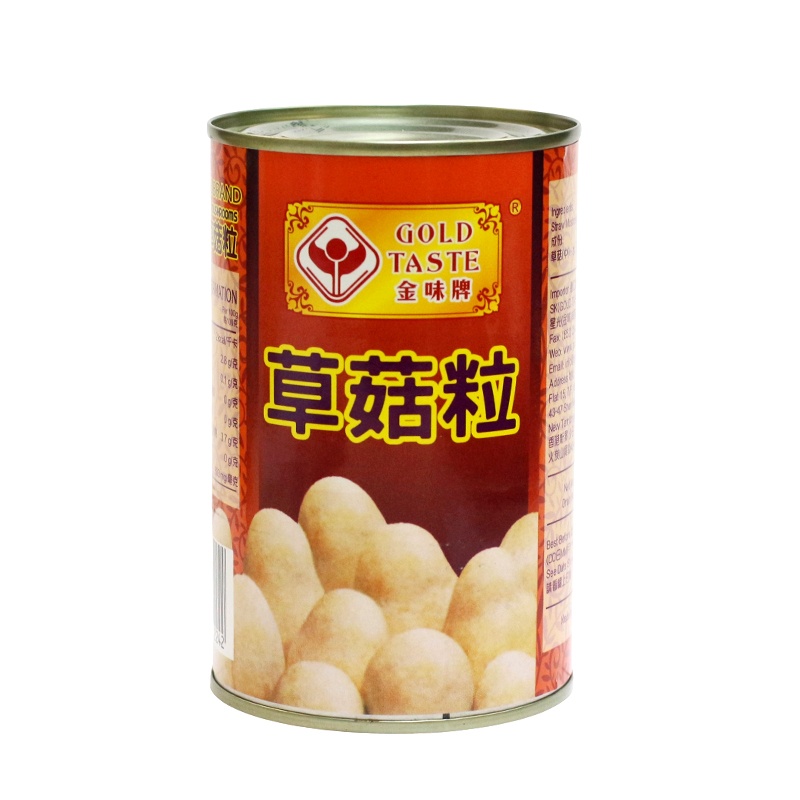 金味牌中粒草菇 425G