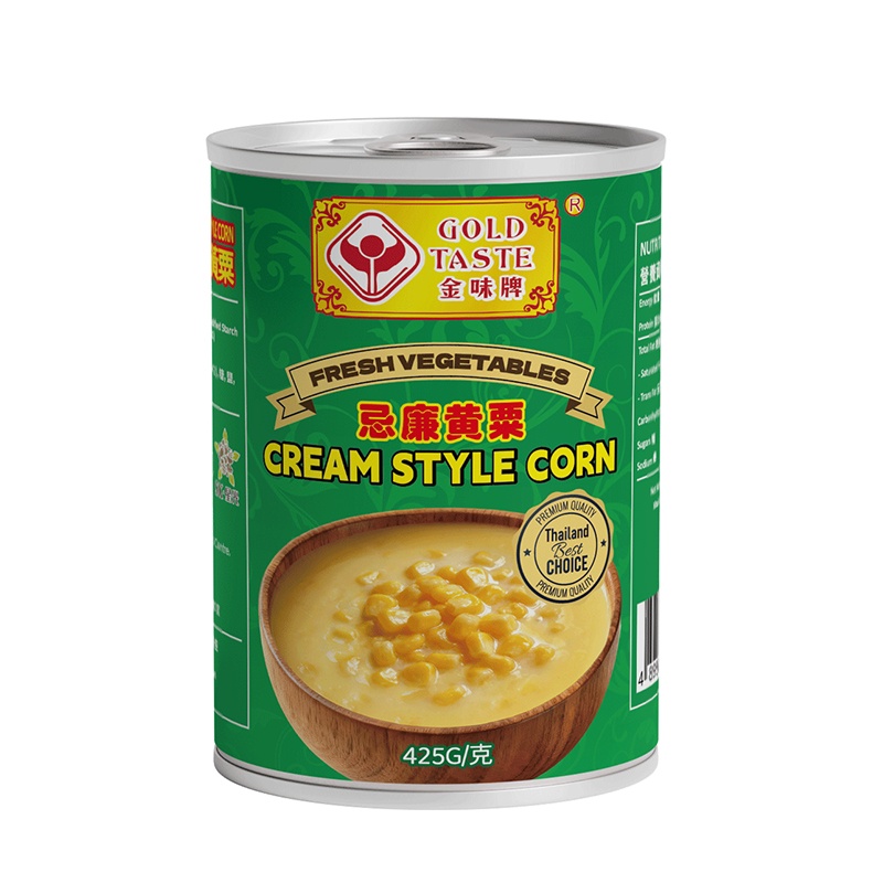 金味牌忌廉黃粟 425G