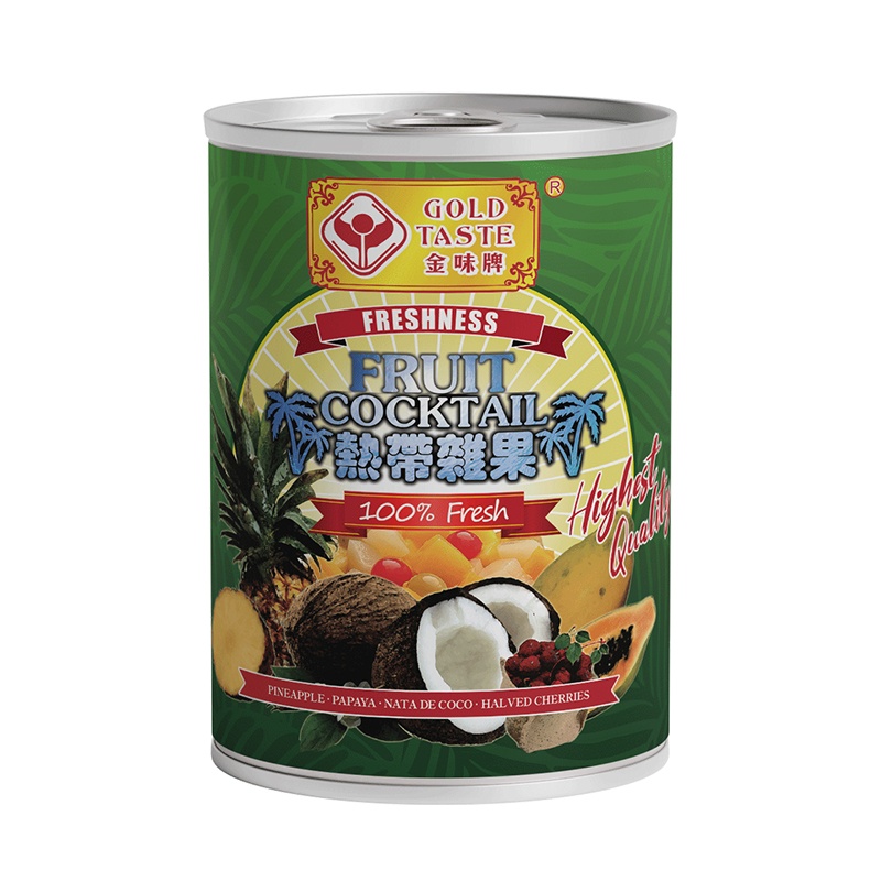 金味牌熱帶雜果 (菠蘿、黃木瓜、椰果、紅車厘子)